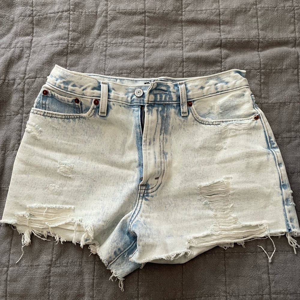 Abercrombie and fitch high waisted shorts